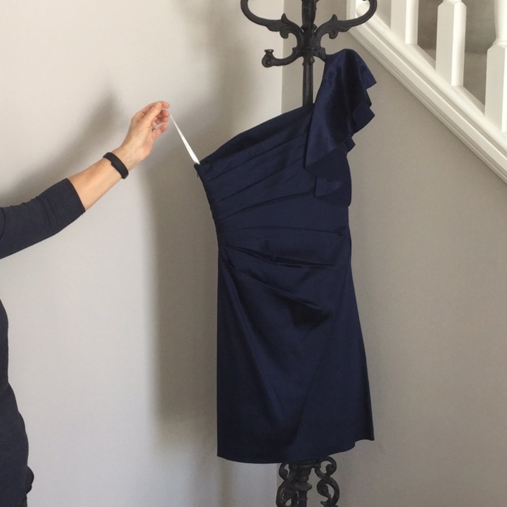 Phoebe Couture Navy Blue Dress